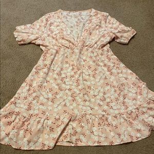 SHEIN Floral Midi Dress